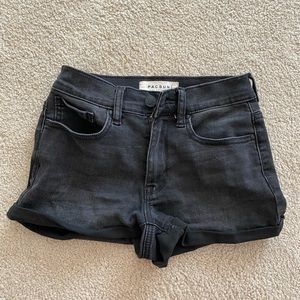 Pacsun black jean shorts